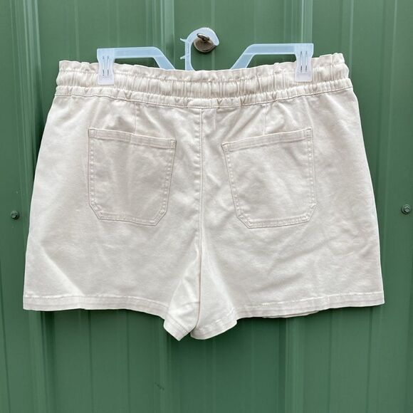 Women’s PaperBag Waist Comfy Soft Shorts Size Xl - Picture 2 of 7